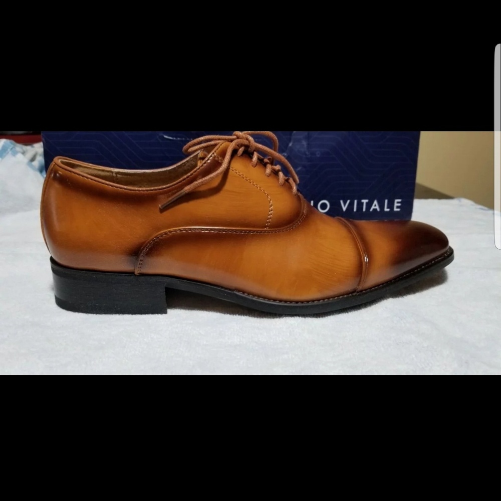 Gino Vitale Men's Wing Tip Dress Shoes